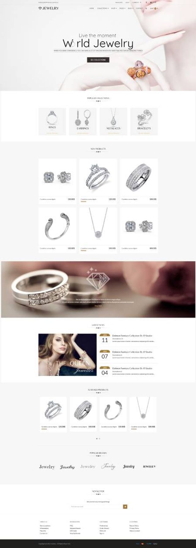GD0257 – Mẫu Website Bán Đồ Trang Sức Jewelry