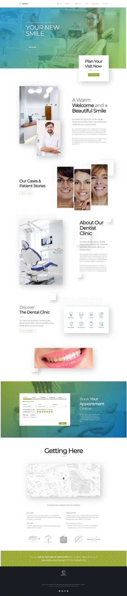 GD0494 – Mẫu Website Phòng Khám Nha Khoa Dentist