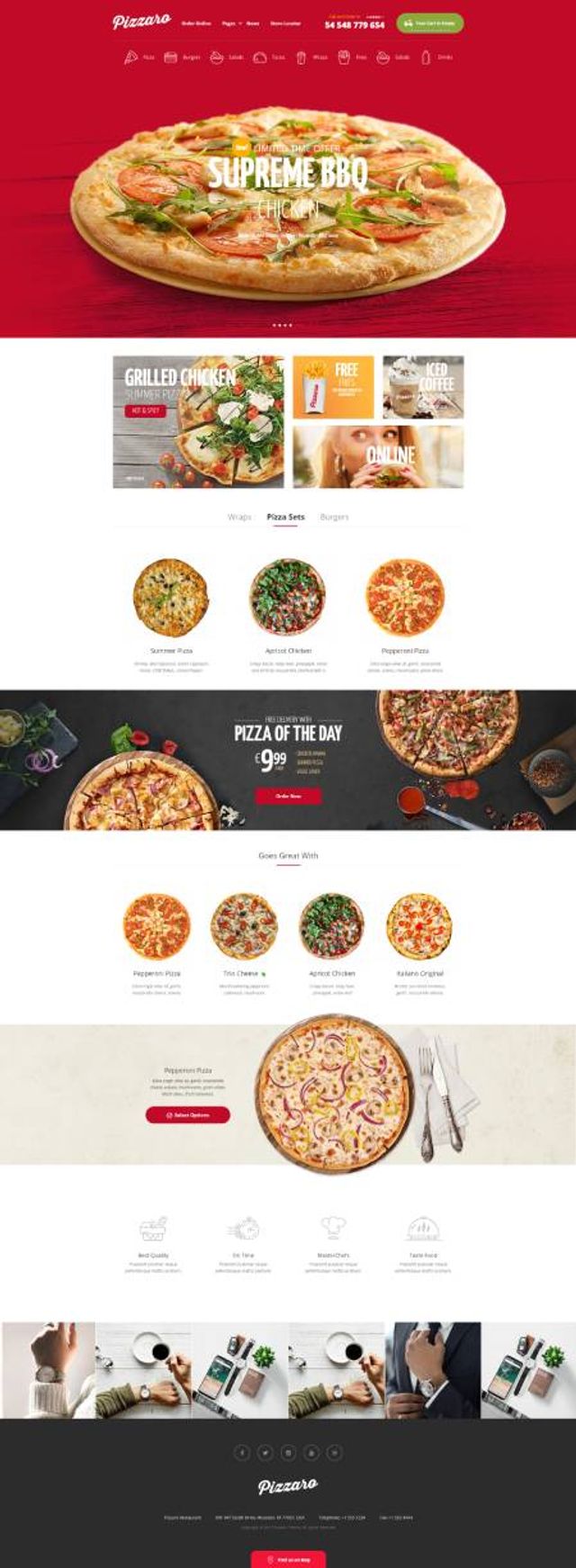 GD0530 – Mẫu Website Bán Pizza Pizzaro