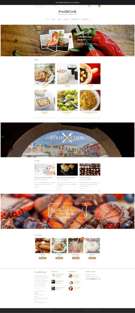 GD0171 – Mẫu Website Bán Đồ Ăn Food & Cook