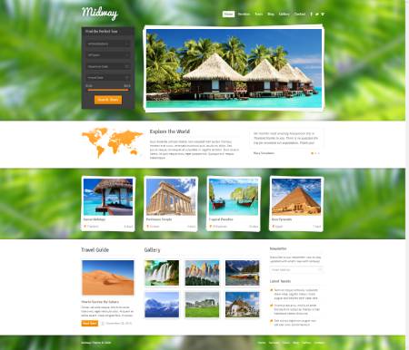GD0075 – Mẫu Website Du Lịch Midway